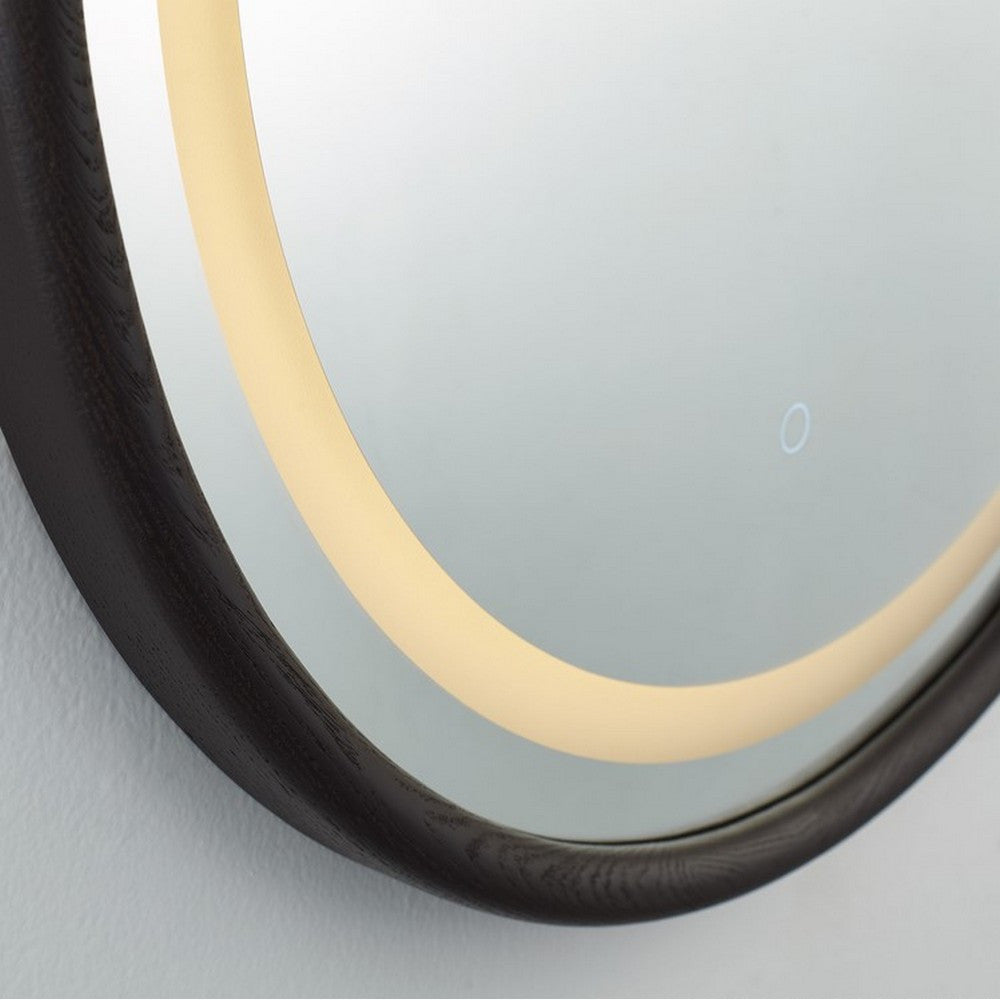 Kartell Montpellier 850mm Rounded Oak Mirror