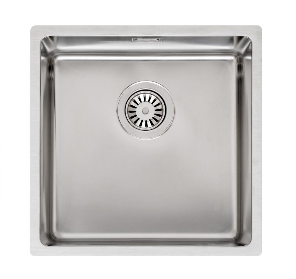 Reginox Houston 40x40 1.0 Bowl Stainless Steel Kitchen Sink