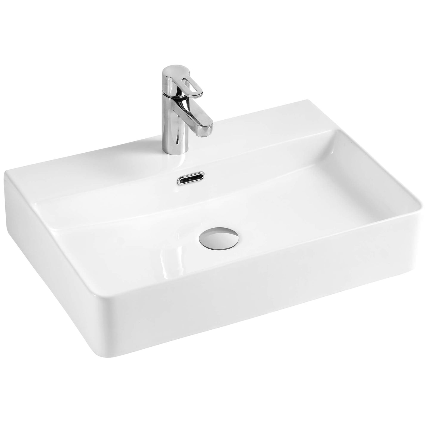 Kartell K-Vit Essential White Countertop Basin