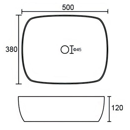 Kartell K-Vit Island White Countertop Basin In 3 Sizes