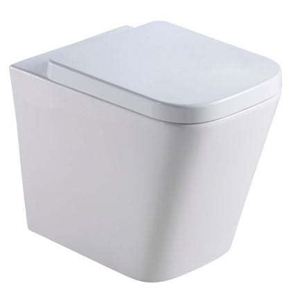 Milan Rimless BTW Toilet Pan & Soft Close Seat