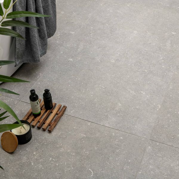 Light Grey Stone Effect Tiles