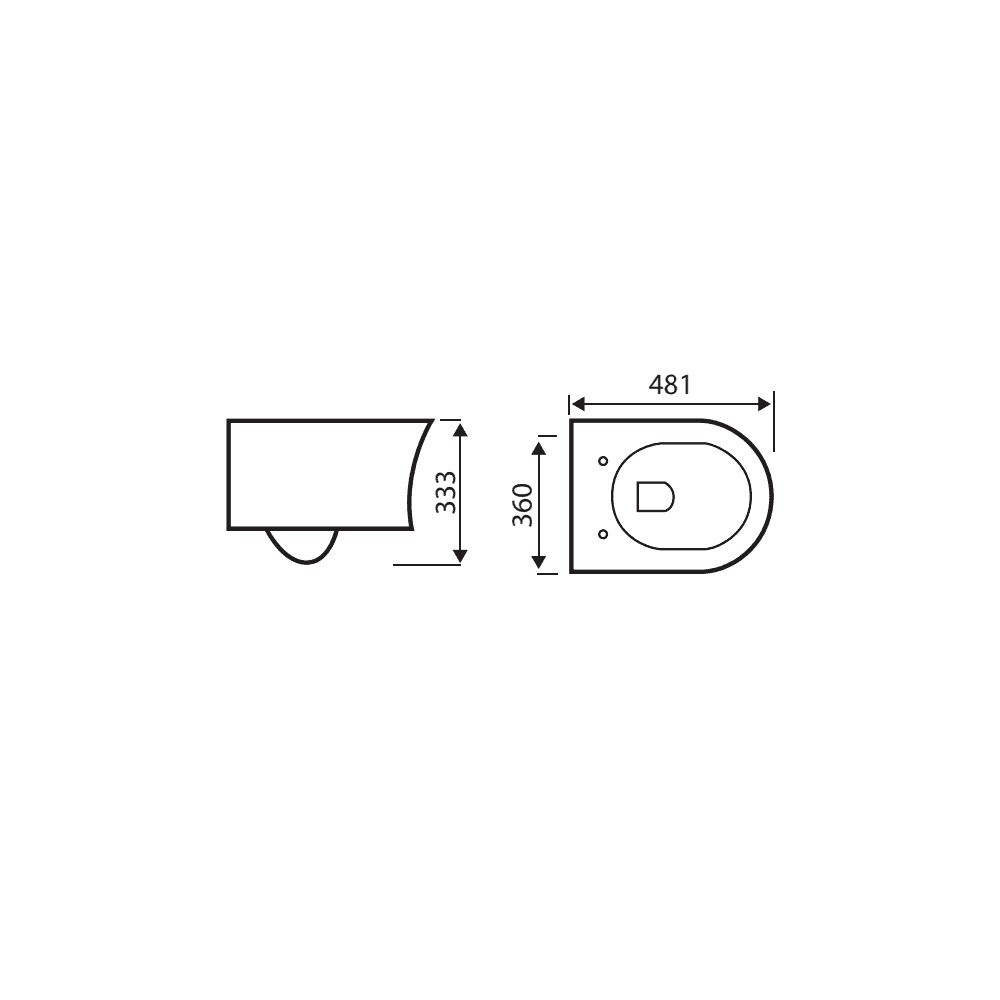 Kartell Kameo Rimless Wall Mounted Pan & Premium Soft Close Seat