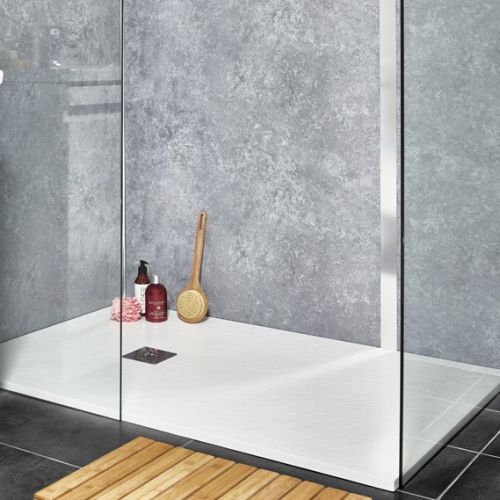 Kartell K-VIT 2.4m x 1m Wall Panel 10mm Including Panel Adhesive (GREY QUARTZ MATT)