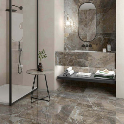 Lusso Gris Gloss Tiles